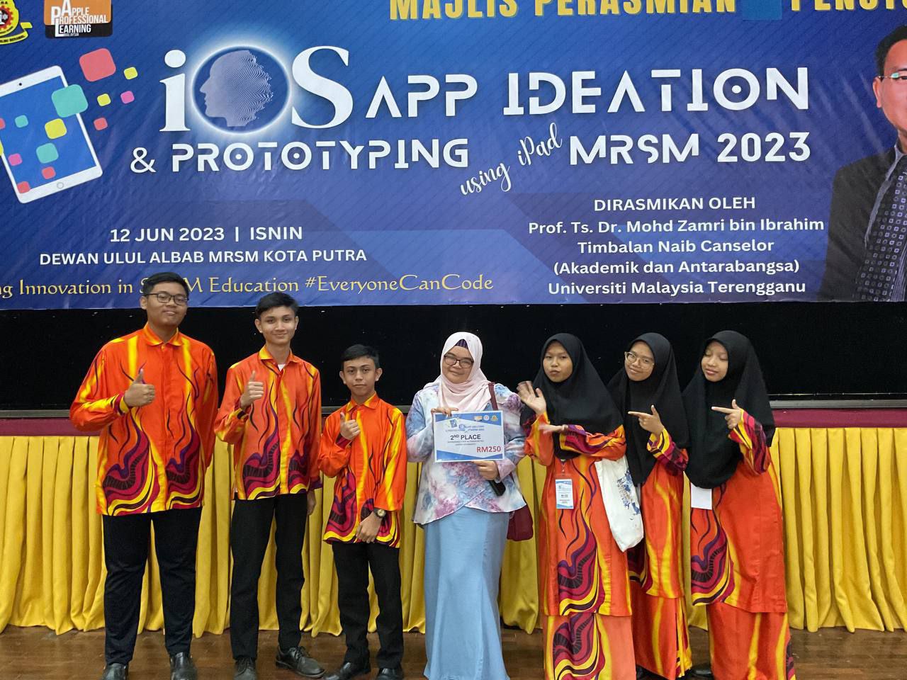 iOS App Ideation & Prototyping MRSM 2023 — 2nd Place